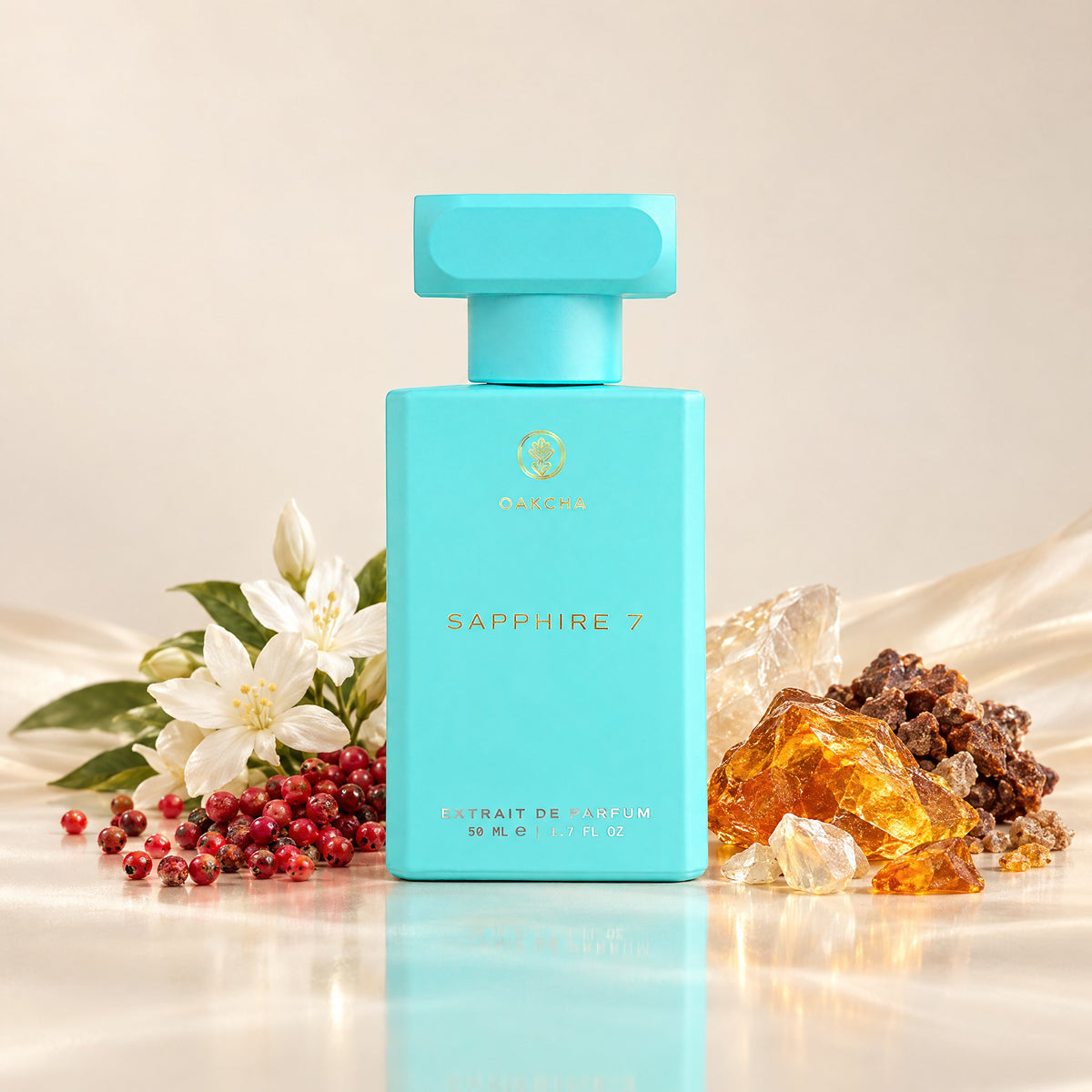 Sapphire 7 bottle with notes