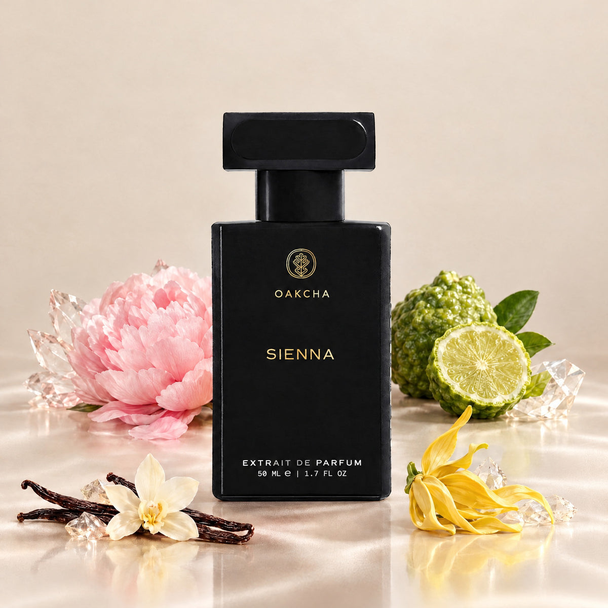 Sienna bottle with notes