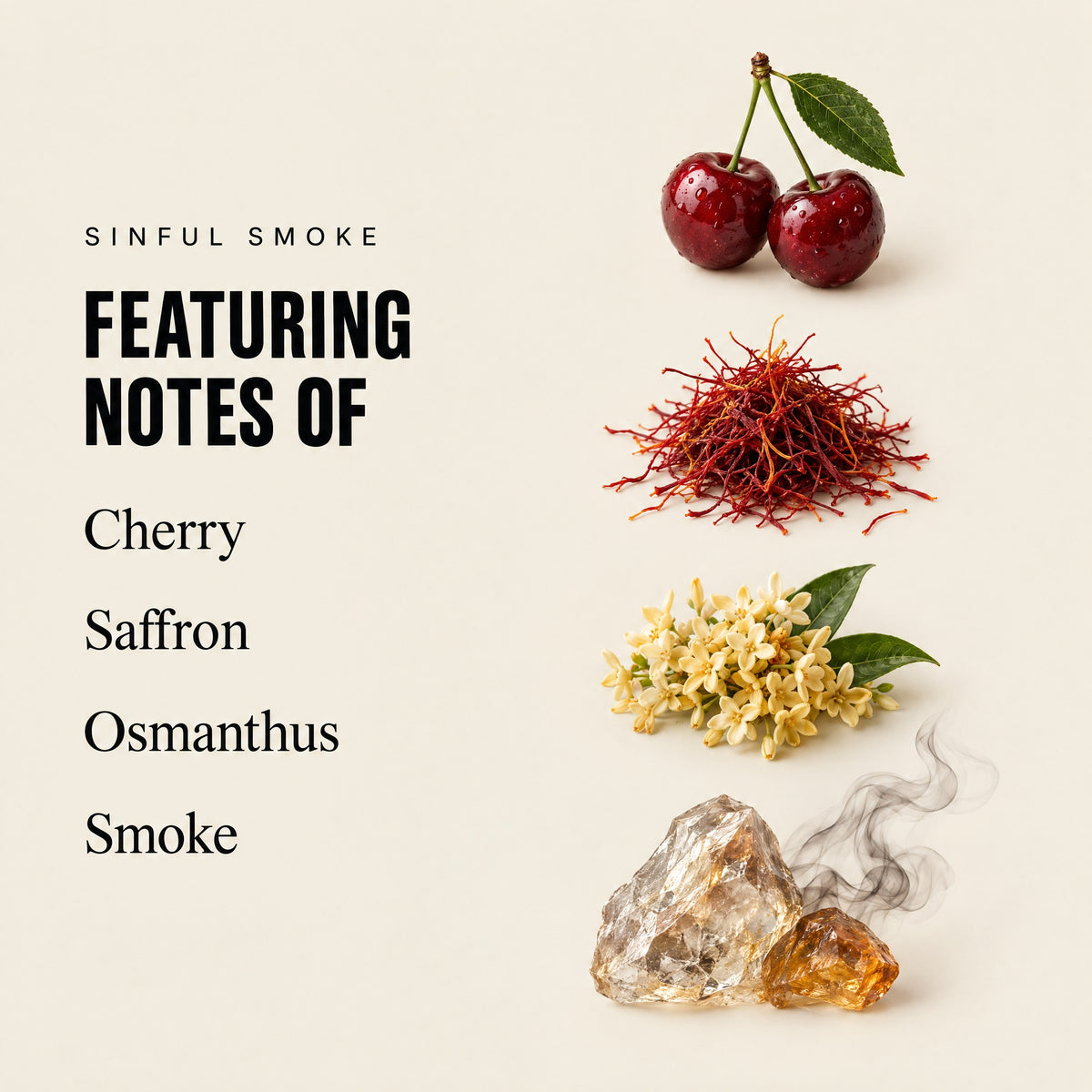 Sinful Smoke featuring notes