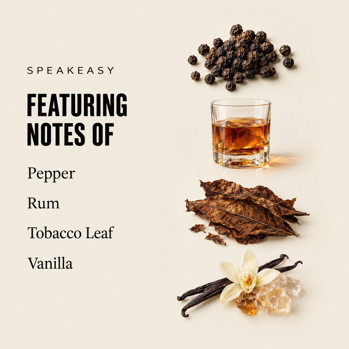 Speakeasy featuring notes