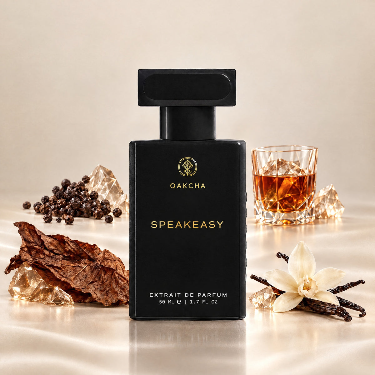 Speakeasy bottle with notes
