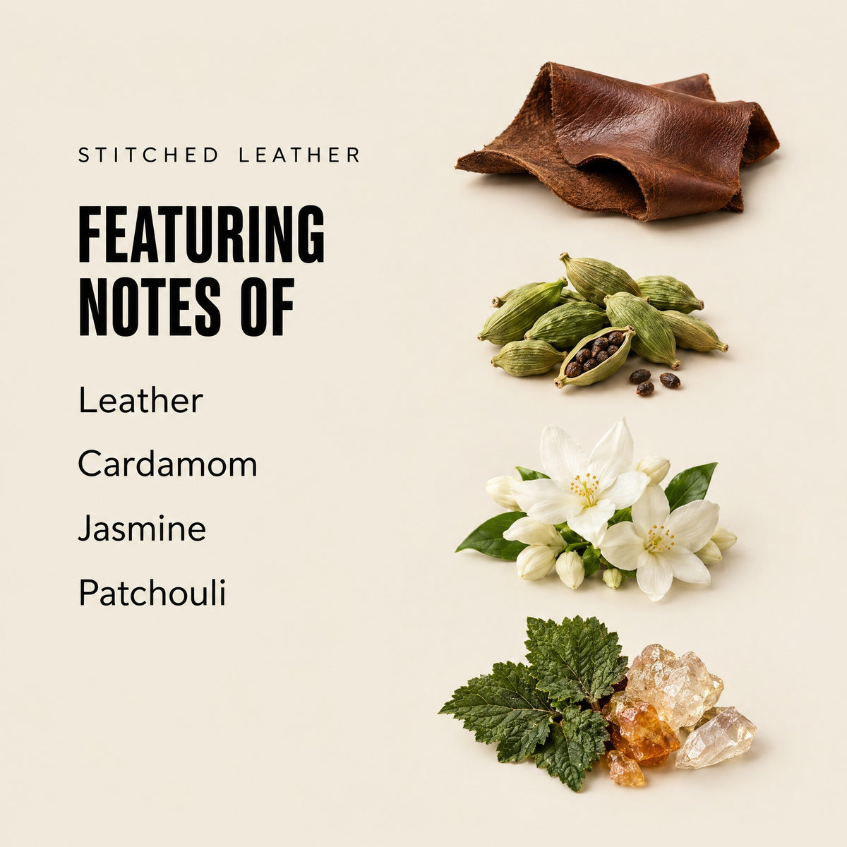 Stitched Leather featuring notes