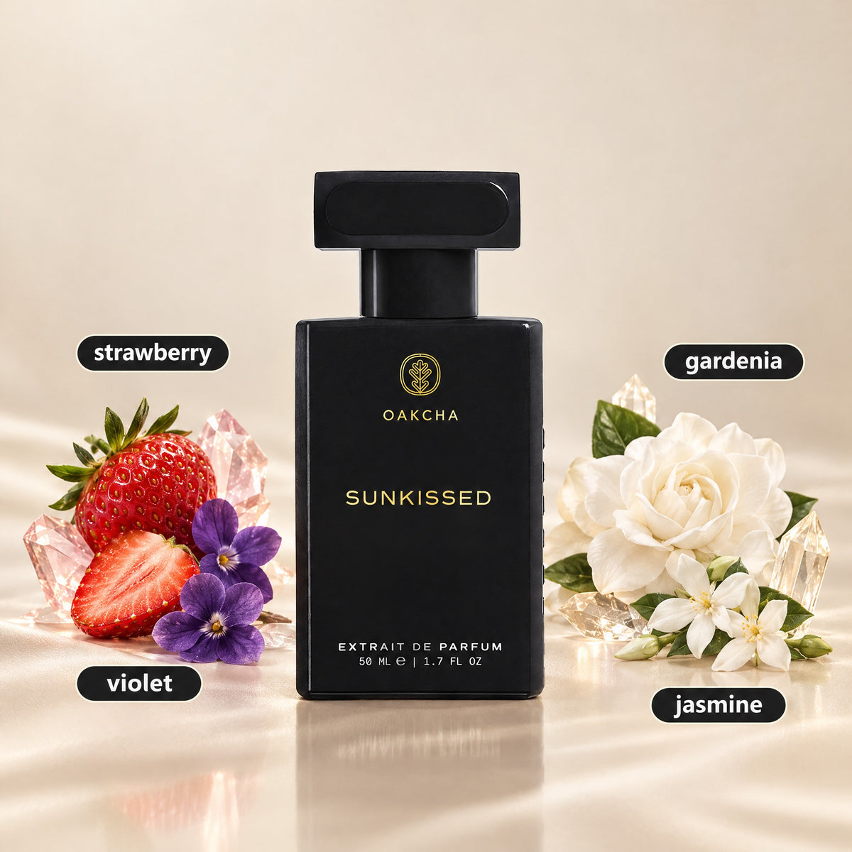 Sunkissed bottle with notes