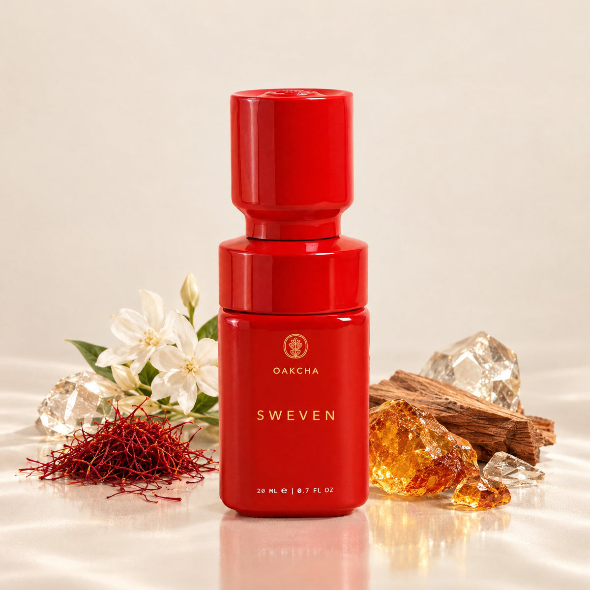 Sweven Perfume Oil bottle with notes