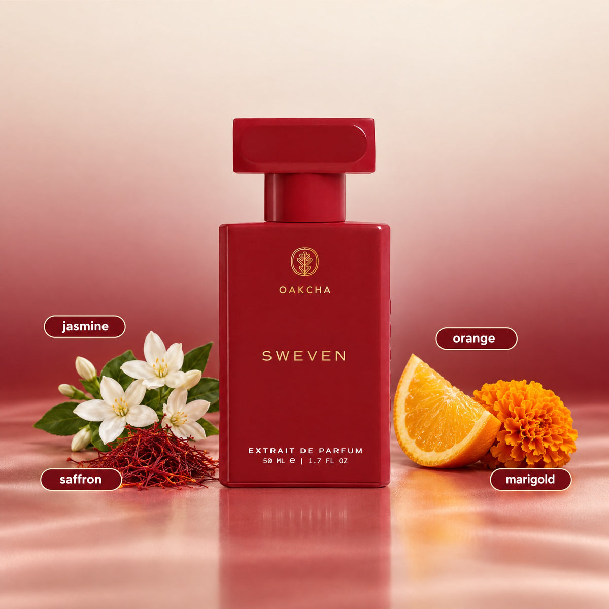 Sweven bottle with notes