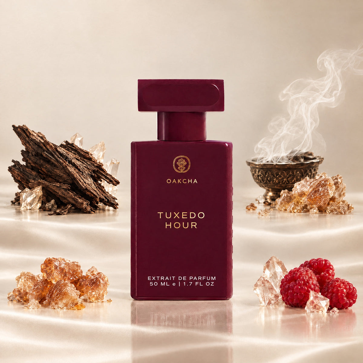 Tuxedo Hour bottle with notes