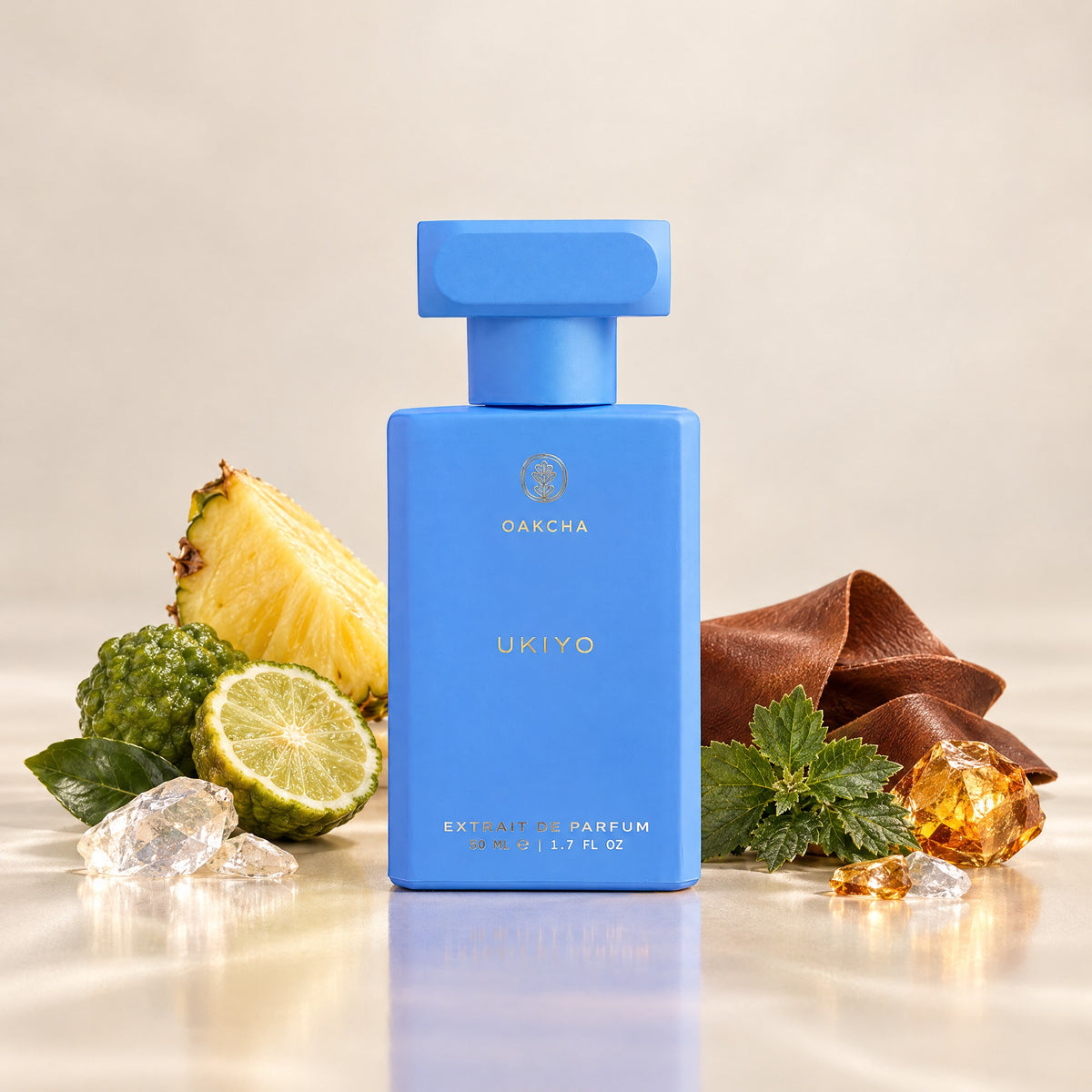 Ukiyo bottle with notes