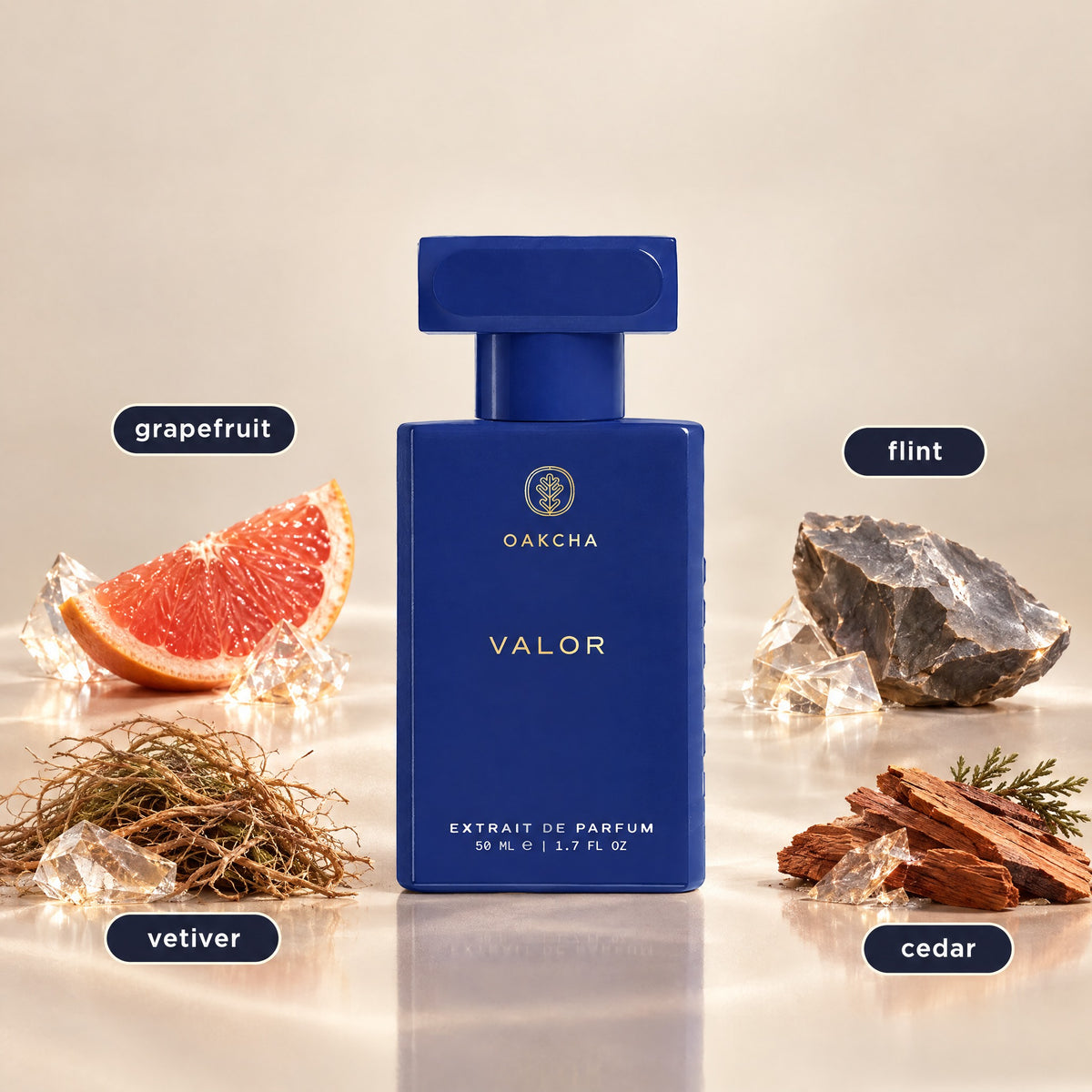 Valor bottle with notes