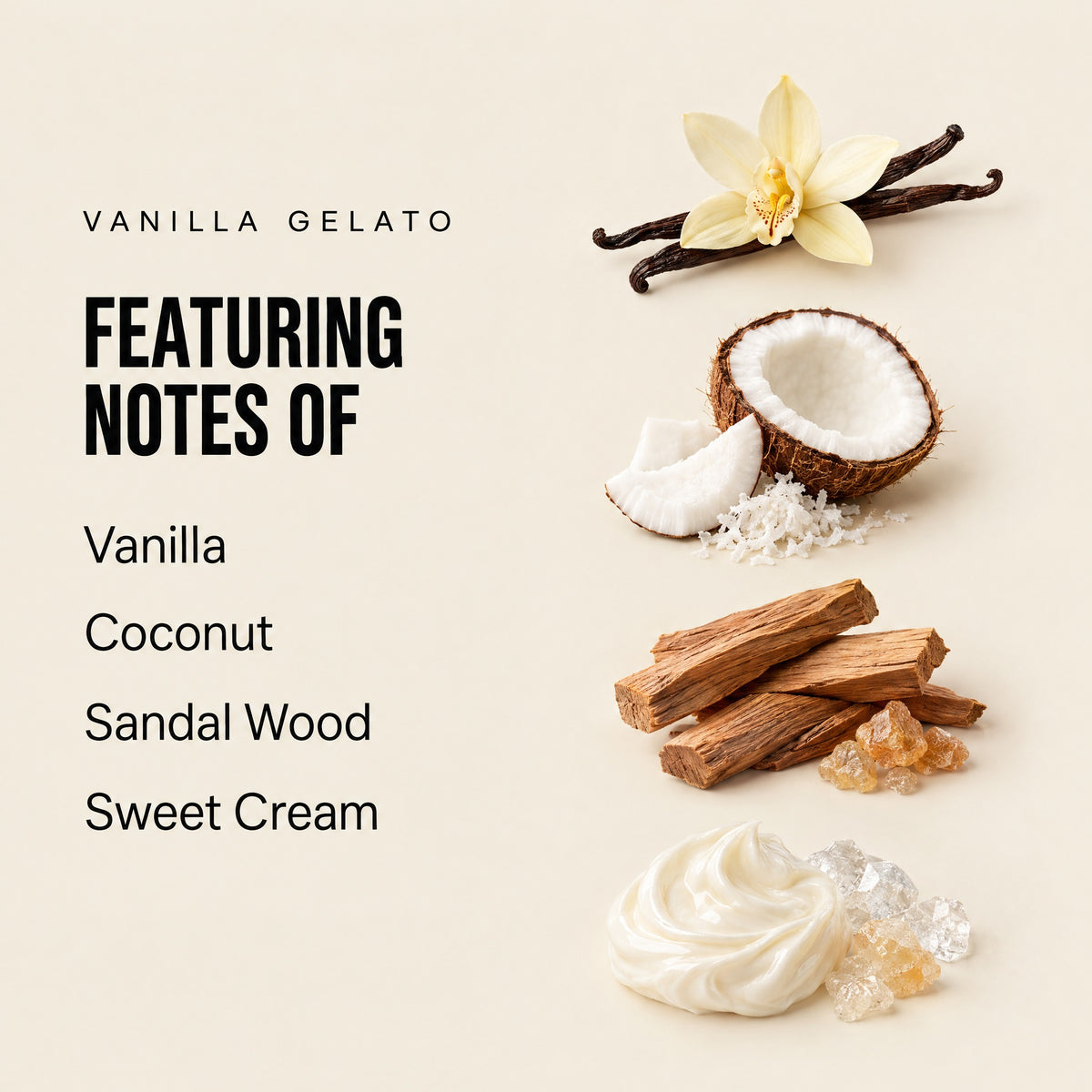Vanilla Gelato featuring notes