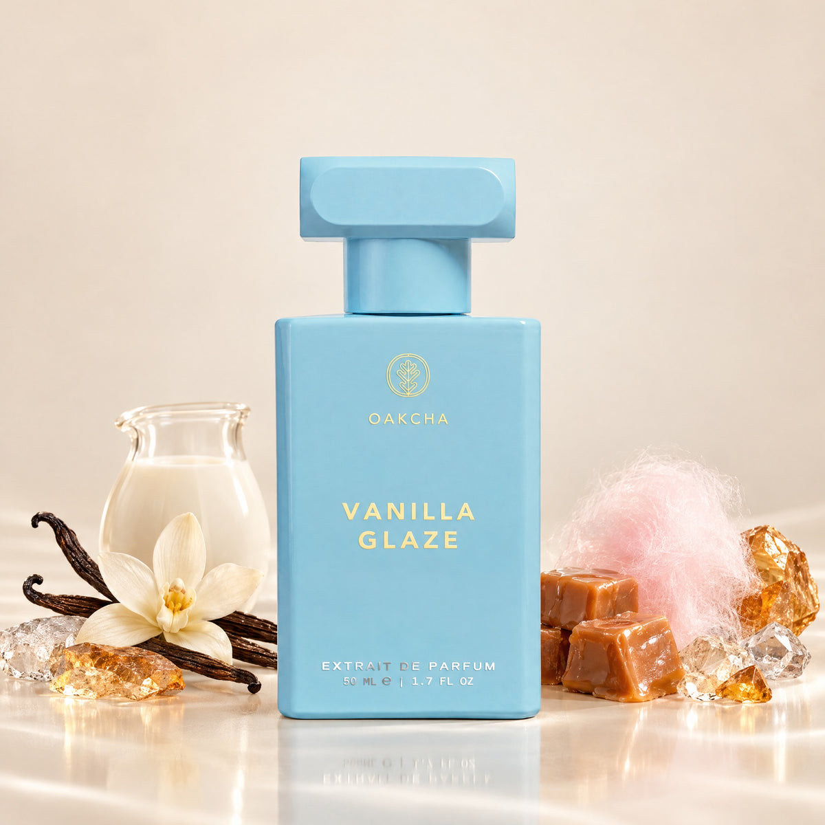 Vanilla Glaze bottle with notes