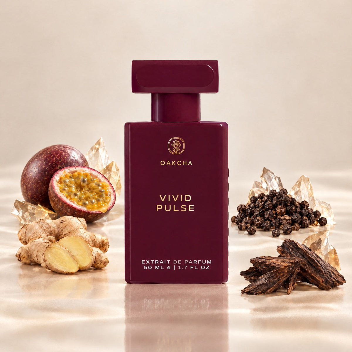 Vivid Pulse bottle with notes