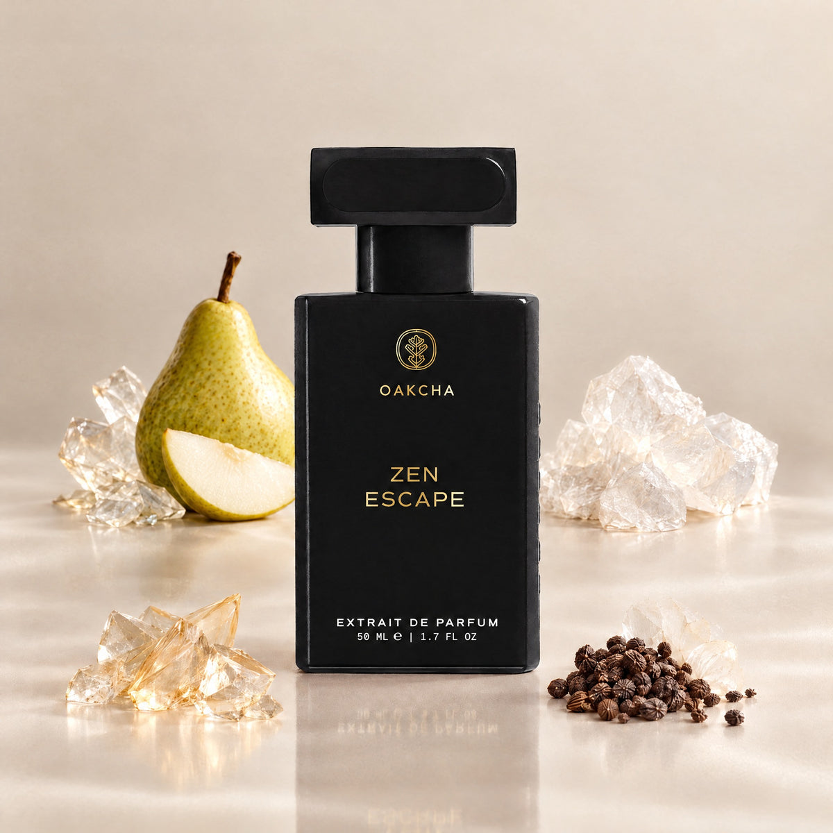 Zen Escape bottle with notes