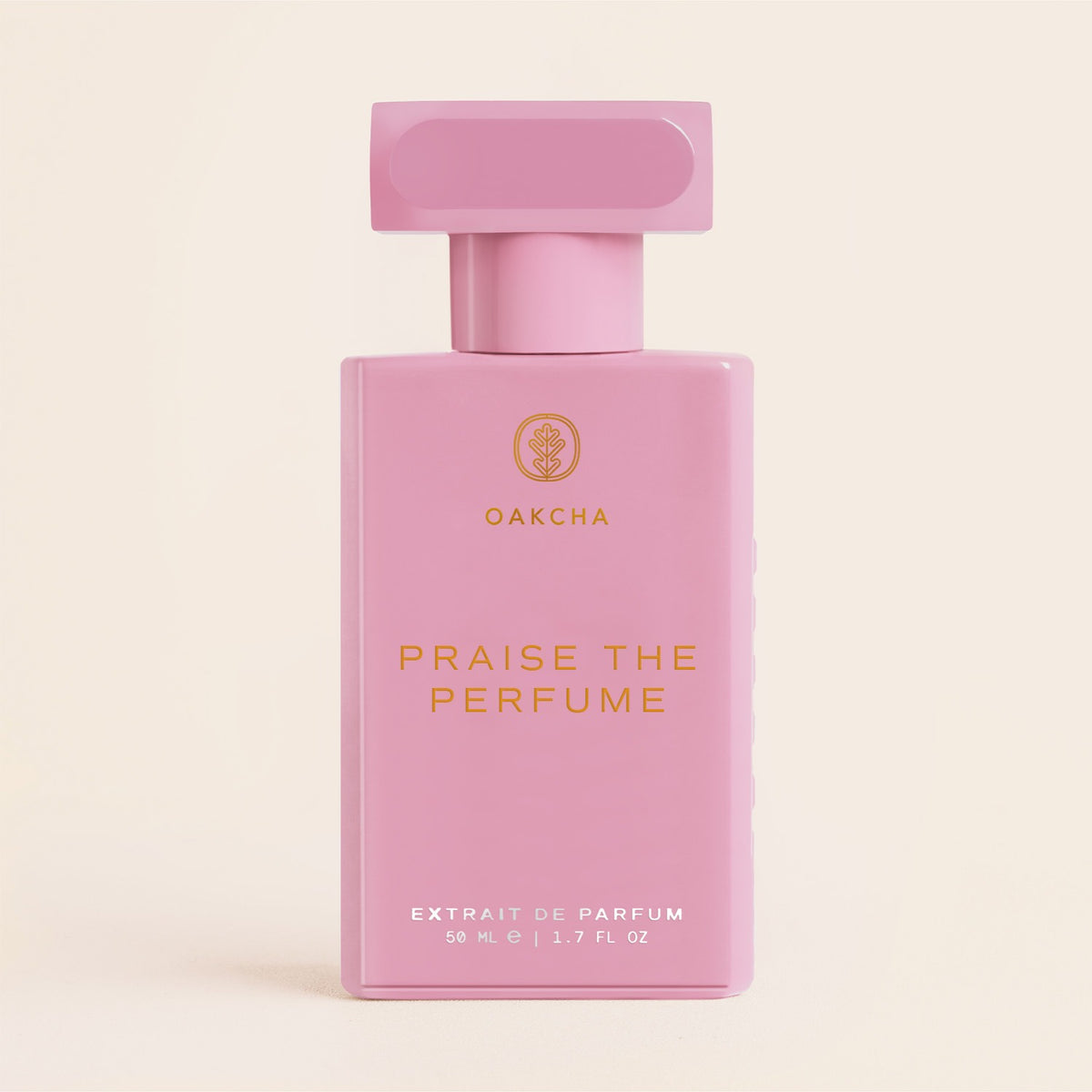 Front view of Praise the Perfume Extrait de Parfum bottle, 50 mL
